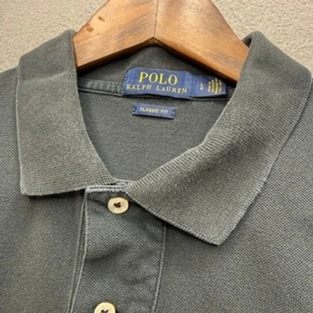 Polo Ralph Lauren Polo Shirt Classic Fit Large Black Pony Logo Short Sleeve Prep